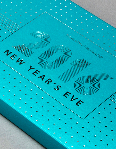 Invitation Design, New Years, The Venetian Las Vegas